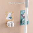 thumbnail image 2 of Almacenamiento de mopa, soporte sin perforación, herramientas de limpieza de montaje en pared para el hogar, colgador, organizador de armario de Almacenamiento y organización del hogar 4 piezas Billuyoard HA009829-05, 2 of 6