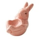 thumbnail image 4 of Huevera de Conejo de Cerámica, Soporte para Huevos de de Pascua, Figura de Mesa de Pascua para Huevos Duros, Soporte para Huevos para Almuerz Rosa, 4 of 8