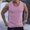 Pink, variant on Generic Men's Workout Tank Tops Sleeveless Round Neck Ribbed Knit T Shirt Solid Color Muscle Gym Fitness Tee