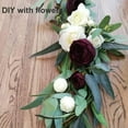 thumbnail image 3 of 5.5Ft Seeded Eucalyptus Garland, Artificial Vines Faux Eucalyptus Leaves Table Garland Artificial Eucalyptus Garland Greenery Wedding Backdrop Arch Wall Decor, 3 of 5