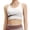 Beige, variant on Sports Jelly Bras for Women Longline Medium Impact Padded Workout Yoga Gym Crop Tank Underwear Strapless Bra
