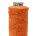 thumbnail image 2 of IBA Indianbeautifulart New Wholesale Spool Polyester Thread 10 Pcs Hand Machine Orange Sewing Supply, 2 of 4