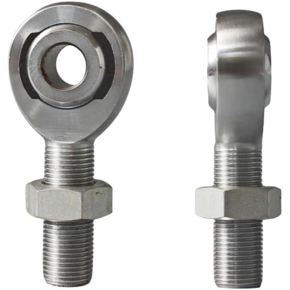 DEEG 1/2” Rod End Heim Joints Kit, Left and Right Hand Thread Heim Joint,1 Link .5" Chromoly Joints Panhard Rod End Kit with Jam Nuts