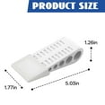 thumbnail image 2 of LAMIRO 3Pcs Door Stoppers for Bottom of Door,Effectively Fix the Door Door Stops,Material Has No Odor Door Blocker for Bottom of Door,white, 2 of 7
