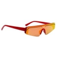 thumbnail image 4 of Gafas de sol Zulema Retro rectangulares Colores protección para Pya rojo, 4 of 7