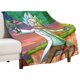 thumbnail image 1 of Manta de Rick & Morty, de varios tamaños, súper suave, de tela con superficie vertical, acogedora y cálida, adecuada para cama, sofá, camping, viajes, para todas las estaciones, ligera y compacta, 55, 1 of 8
