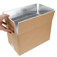 thumbnail image 3 of Dsseng 2pcs Insulated Packaging Box Cold Shipping Container Freezer Food Cooler Box Reusable Seafood Cooler Large Insulated Carton Box for Packing  Moving, 3 of 8
