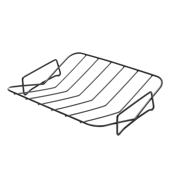 Parrilla para asar pavo en forma de V, de acero al carbono, antiadherente, multiusos, para patio, casa, camping y exteriores. Estilo C