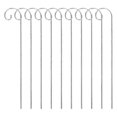 thumbnail image 1 of 10Pcs Shepherd Hooks For Outdoor Use Elegant Design Iron Garden Poles Ideal For Hanging Plant Baskets In Various Occasions, 1 of 5