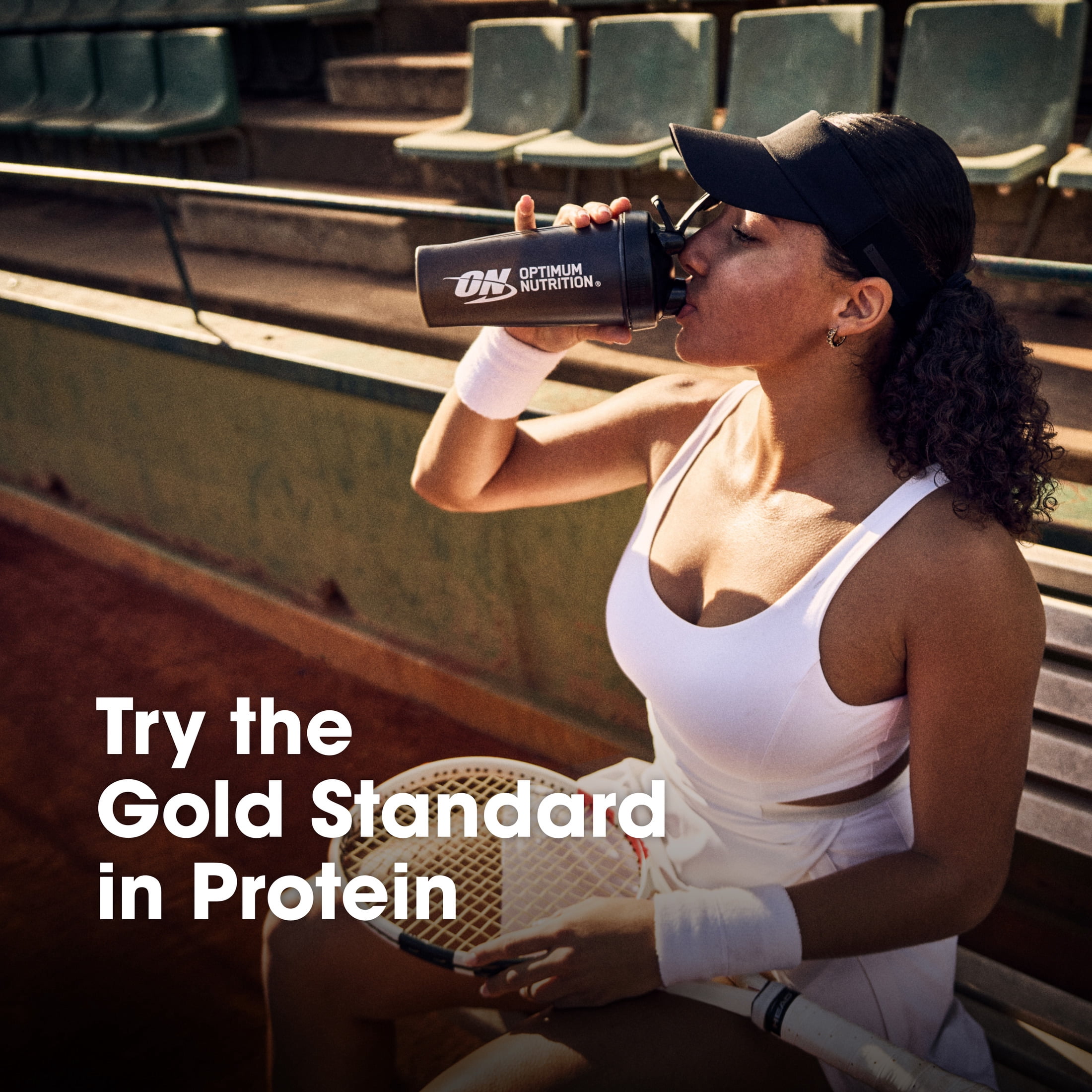 Optimum Nutrition, Gold Standard 100% Whey Protein Powder, Strawberries & Cream, 16 Servings