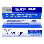 Vagisil Regular Strength Anti- Itch Creme 1oz (Pack of 3)