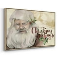 thumbnail image 3 of Christmas Greetings Collection A - Framed Gallery Wrapped Holiday Canvas - 17 x 25 - Natural Wood Frame, 3 of 8