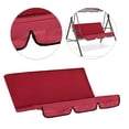 thumbnail image 3 of Garden Swing Seat Cover Patio Cushion Protection Covers Red, 3 of 7