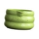 thumbnail image 4 of Cuenco para matcha, moderno, de superficie lisa, fácil de limpiar, decorativo, portátil, para manualidades. Verde, 4 of 9