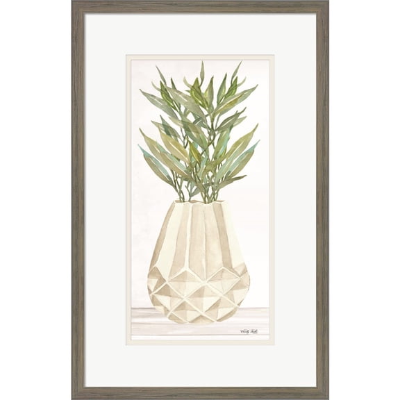 Great Art Now Geometric Vase II by Cindy Jacobs, Framed Wall Art, 14.5W x 22.5H