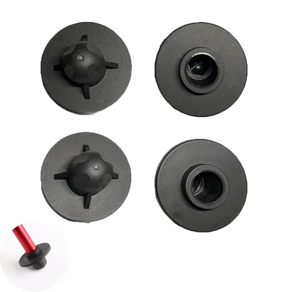 Tapones para patas de silla de camping UtySty de nailon de 15 mm, paquete de 4