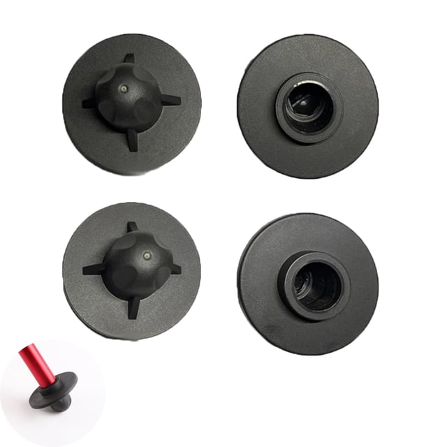 Tapones para patas de silla de camping UtySty de nylon de 13 mm, paquete de 4