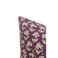 thumbnail image 4 of Fabdivine Thick Cotton Hand Block Print Outdoor Throw Cushion Cover , 14"X36", Pink Rouge, 4 of 5