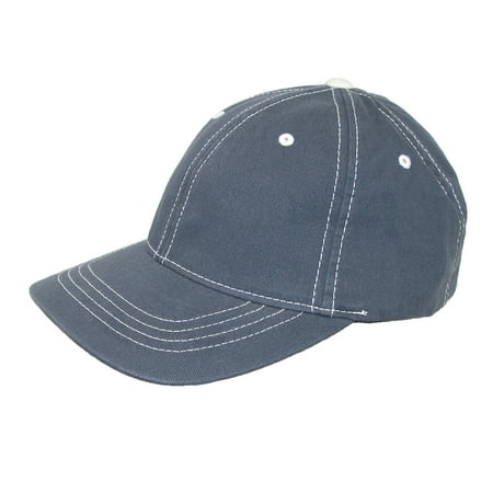 Flexfit Size Large/Xlarge Cotton Contrast Stitch Sports Baseball Hat, Navy