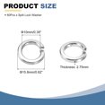 thumbnail image 2 of 60 Pcs M10 Split Lock Washer Spring Lock Washer 10mm ID 15.8mm OD 2.75mm Thick, 2 of 6