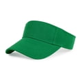 thumbnail image 2 of Summer Running Sports Sun Hat, Monochrome Empty Top Cap, Visor Hat for Sports, Dark Green, 2 of 6