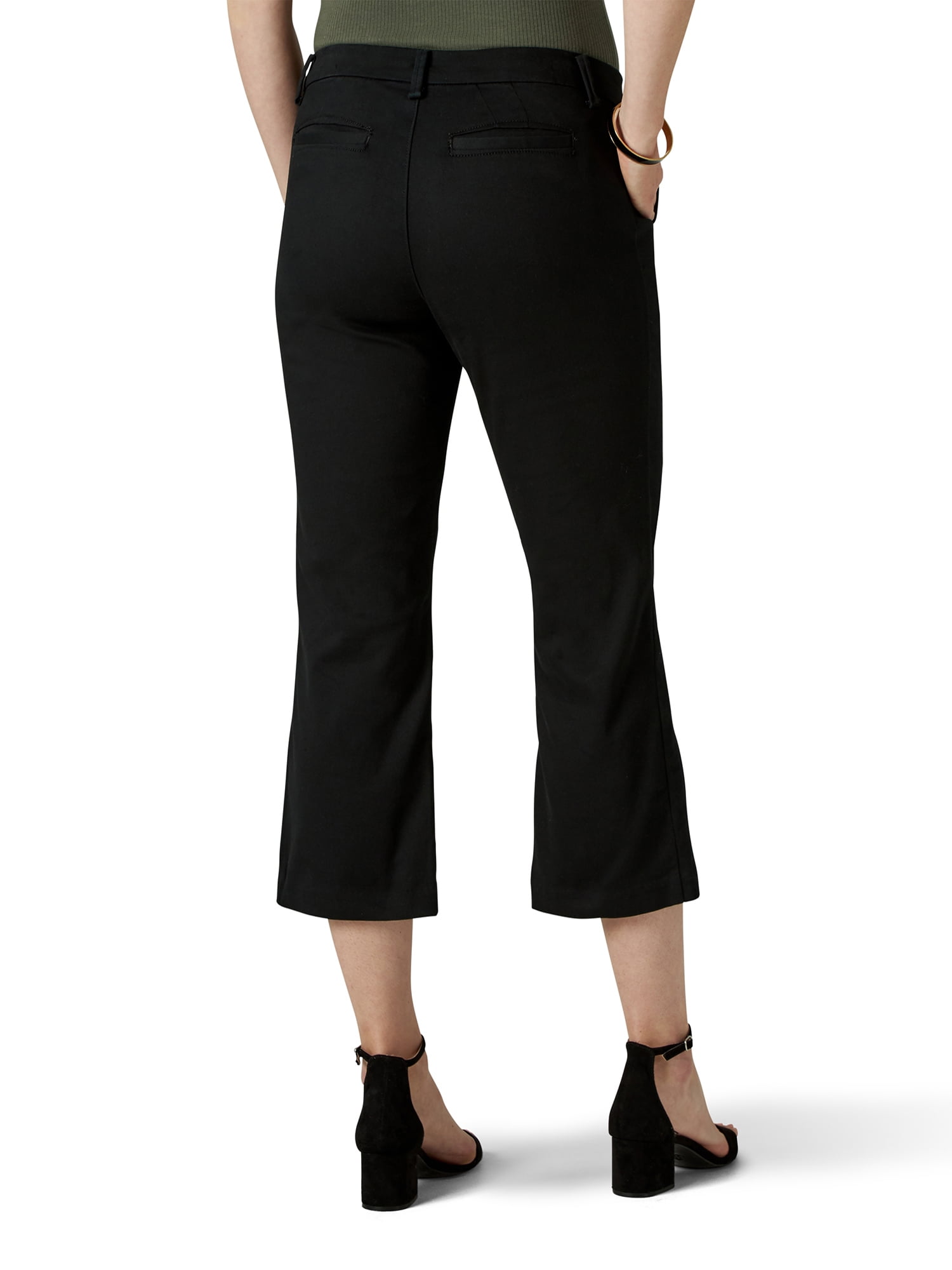 lee riders women's shape illusions side panel ankle jean