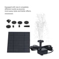 thumbnail image 4 of Solar Hydroponics Submersible Pump Easy Installation With 6 Nozzles Pond Fountain Water Pump Decorative Props For Outdoor Garden ,Multi-Install Methods, 4 of 10
