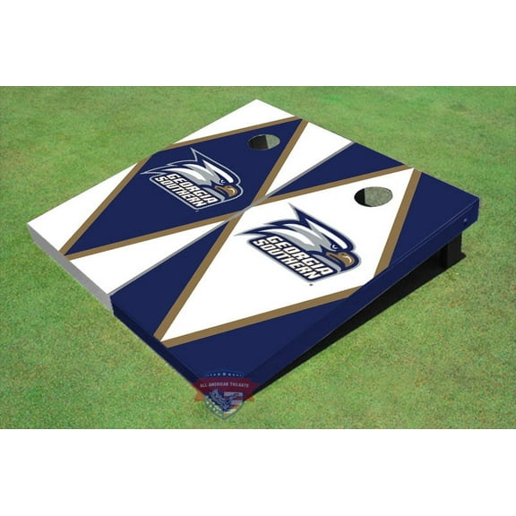 Georgia Southern University Head Logo Alternating Diamond Cornhole Boards