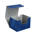 thumbnail image 1 of STARTIST Card Deck Box Card Organizer PU Leather Card Case Holds 210 Cards Portable Cards Container Gaming Card Holder Card Deck Case Blue, 1 of 9