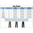 thumbnail image 5 of Pimfylm Flowy Pants For Men Men's Stretch Relaxed Fit Flat Front Pant Khaki 3X-Large, 5 of 5
