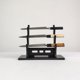 thumbnail image 5 of Wooden Flute Rack, Swo-rd Wall Mount, Sushi Knife, Kitchen Knife Rack, Cooking Knife Display Rack, Flute Rack, Flute Rack, Solid Wood Sword Rack, Wood Holder for Music Rooms, 5 of 7