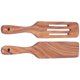 thumbnail image 2 of 2pcs Slotted Turner Spatula Simple Wooden Spatula with Long Handlefor Cooking Salad Mixing, 2 of 5