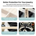 thumbnail image 3 of Raccoon Travel Portable Jewelry Organizer: Square Jewelry Box Storage Case and Display for Rings, Earrings, Necklaces, Bracelets, and More - Suitable for Girls and Women, 3 of 6