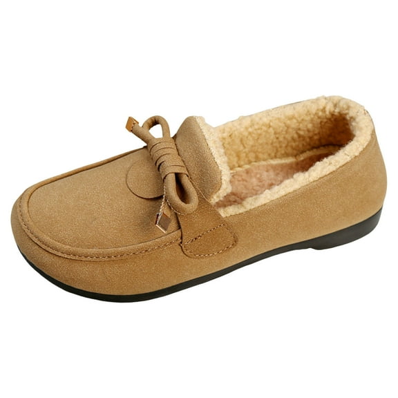 Sngxgn Women's Ballet Flats Comfortble Flat Shoes for Office Work Casual Dress Shoes(Khaki,39)