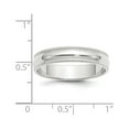 thumbnail image 2 of Primal Gold 14 Karat White Gold 5mm Milgrain Half Round Band Size 4, 2 of 9
