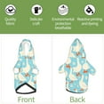 thumbnail image 5 of Bingfone White Geese And Flower Dog Clothes Hoodie, Pet Winter Coat,Puppy Sweatshirts For Small Dogs Boy Girl,Suitable For All Breeds-Xx-Large, 5 of 8