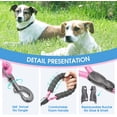 thumbnail image 3 of 2 Pack de Laisses pour Chiens Robustes de 5 Pieds avec Laisses Réfléchissantes Confortables à Poignée Rembourrée pour Chiens de Taille Moyenne (Noir + Vert), 3 of 7