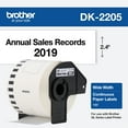 thumbnail image 5 of Brother Genuine DK-22053PK Continuous Paper Label Roll, Cut-to-Length Label, 3-Pack, 5 of 8