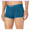 HUGO BOSS Men's Trunks Underwear, Turkish Blue/White, S