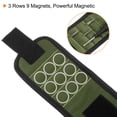 thumbnail image 5 of Magnetic WristBand, for Screws 9 Magnets Nylon Wrist Band, Dark Green, 5 of 6