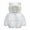 White, variant on UQJfacai Girls Metallic Puffer Jacket Toddler Cute Bear Ears Hooded Zip Up Quilted Jackets Kids Shiny Long Sleeve Winter Coat 1-5 Years