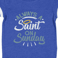 thumbnail image 4 of Inktastic Saint on Sunday Boys or Girls Baby Bodysuit, 4 of 5