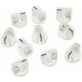 thumbnail image 1 of LAICAIW 10pcs Clear Guitar AMP Effect Pedal Knobs Pointer Knob with Set Screw Transparent, 1 of 2