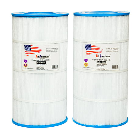 2 PACK Hayward CX900RE, Star Clear Plus C-900, Unicel C-8409, Pleatco PA90, Filbur FC-1292, All American AA-H900-2 Replacement Swimming Pool Filter