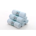 thumbnail image 3 of Toallitas HIPHOP PANDA Baby Rayon Bamboo, 2 capas, azules, paquete de 6, 3 of 6