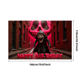 thumbnail image 5 of Terrifying Design Banner Gothic Style Creepy Decor Horror Backdrop for Halloween Party Scary Events, 5 of 5