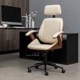 thumbnail image 2 of Gaming Chairs Modern Home Furniture Lift Swivel Backrest Chair Leather Luxury Comfortable Computer Boss Silla Office Furniture My Lux Decor Round, 2 of 7