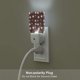 thumbnail image 5 of Fotbe Plaid Snowflakes Festive Luz Nocturna LED, Luz de Noche con Sensor de Luz Natural de Anochecer a Amanecer, Se Enchufa a la Pared, Blanco Cálido 0.5W-US, 5 of 7