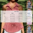 thumbnail image 3 of Noric Women's Sleeveless Striped Button Up Tank Tops Summer Casual Slim Fit Vintage Peplum Blouse, 3 of 6