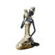 thumbnail image 5 of Estatuilla de mujer negra, escultura de mesa, artesanía hecha a mano, pieza de arte coleccionable decorativa para estudios de yoga, multiusos 215x12x12cm, 5 of 8